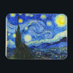 Starry Night von Vincent van Gogh Magnet<br><div class="desc">Starry Night von Vincent van Gogh</div>