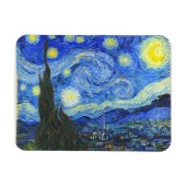 Starry Night von Vincent van Gogh Magnet (Horizontal)