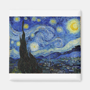 Starry Night von Vincent Van Gogh Magnet