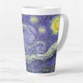 Starry Night von Vincent van Gogh Milchtasse (Rechte Ecke)