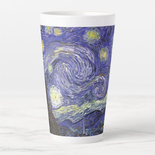 Starry Night von Vincent van Gogh Milchtasse (Vorderseite)
