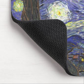Starry Night von Vincent van Gogh Mousepad (Ecke)