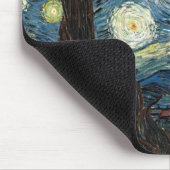 Starry Night von Vincent van Gogh Mousepad (Ecke)