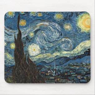 Starry Night von Vincent van Gogh Mousepad