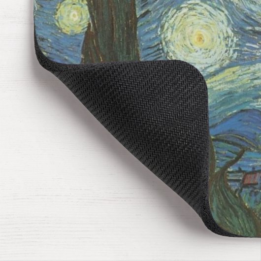 Starry Night von Vincent Van Gogh Mousepad (Ecke)