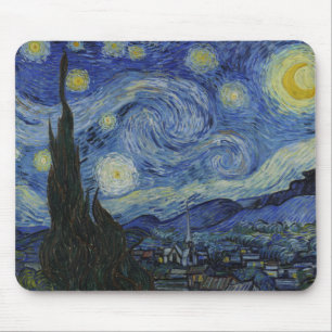 Starry Night von Vincent van Gogh Mousepad
