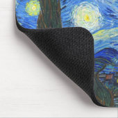 Starry Night von Vincent van Gogh Mousepad (Ecke)