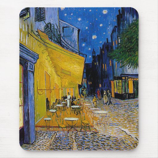 Starry Night von Vincent van Gogh Mousepad (Vorne)