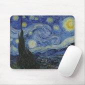 Starry Night von Vincent van Gogh Mousepad (Mit Mouse)