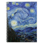 Starry Night von Vincent van Gogh Notizblock (Vorderseite)