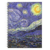 Starry Night von Vincent van Gogh Notizblock (Vorderseite)