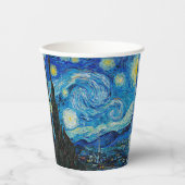 Starry Night von Vincent van Gogh Pappbecher (Vorderseite)