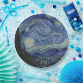Starry Night von Vincent Van Gogh Pappteller (Party)