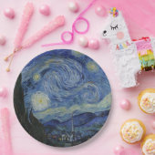 Starry Night von Vincent Van Gogh Pappteller (Party)
