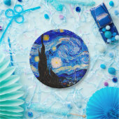 Starry Night von Vincent Van Gogh Pappteller (Party)