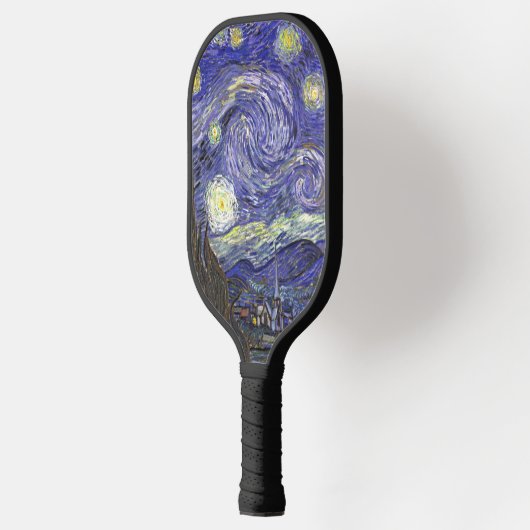Starry Night von Vincent van Gogh Pickleball Schläger (Links)