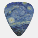 Starry Night von Vincent Van Gogh Plektrum<br><div class="desc">Eines der bekanntesten Gemälde von Vincent Van Gogh. Starry Night ist ein wunderschönes blaues Öl auf der Leinwand von Van Gogh und das ist die höchste verfügbare Qualität auf Zazzle, sodass Sie mit einem qualitativ hochwertigen Druckergebnis rechnen können. Erhältlich auf vielen verschiedenen Geschenken, elektronischen Hüllen, Drucken und mehr! Entdecken Sie...</div>