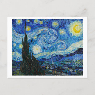 Starry Night von Vincent Van Gogh Postcard Postkarte