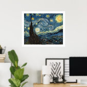 Starry Night von Vincent van Gogh Poster (Heimbüro)