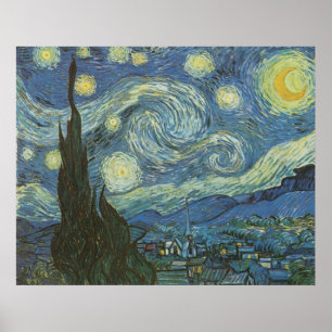 Starry Night von Vincent Van Gogh Poster