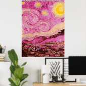Starry Night von Vincent Van Gogh Poster (Heimbüro)