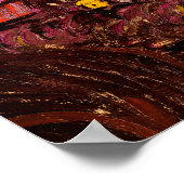 Starry Night von Vincent Van Gogh Poster (Ecke)