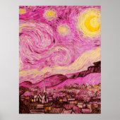 Starry Night von Vincent Van Gogh Poster (Vorne)