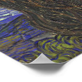 Starry Night von Vincent van Gogh Poster (Ecke)