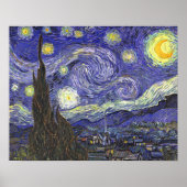 Starry Night von Vincent van Gogh Poster (Vorne)