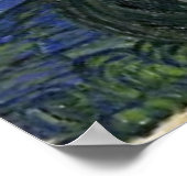 Starry Night von Vincent Van Gogh Poster (Ecke)