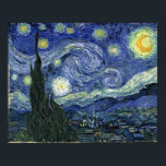 Starry Night von Vincent Van Gogh Poster<br><div class="desc">Starry Night von Vincent Van Gogh</div>