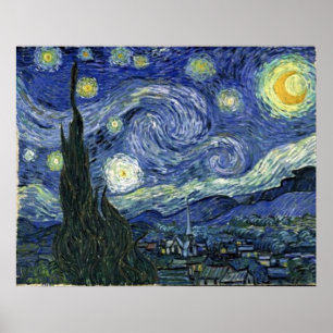 Starry Night von Vincent Van Gogh Poster