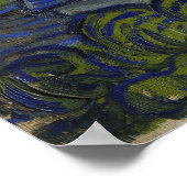 Starry Night von Vincent Van Gogh Poster (Ecke)