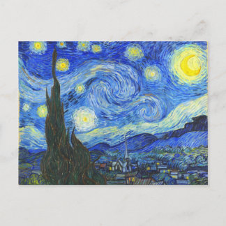 Starry Night von Vincent van Gogh Postkarte