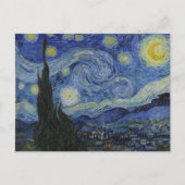 Starry Night von Vincent van Gogh Postkarte (Vorderseite)