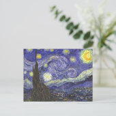 Starry Night von Vincent van Gogh Postkarte (Stehend Vorderseite)