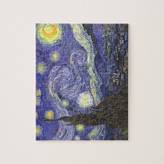 Starry Night von Vincent van Gogh Puzzle (Vertikal)