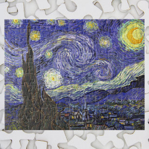 Starry Night von Vincent van Gogh Puzzle