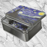 Starry Night von Vincent van Gogh Puzzle<br><div class="desc">Starry Night by Vincent van Gogh ist ein Vintages, kunstvolles Post-Impressionismus Landschaft Stadtbild mit Blick auf Saint Remy, Frankreich aus van Gogh Asyl. Der Nachthimmel wirbelt mit Wolken und leuchtendem Halbmond und strahlenden Sternen über dem malerischen Dorf. Starry Night ist wahrscheinlich van Goghs berühmteste Gemälde und wurde während des Tages...</div>