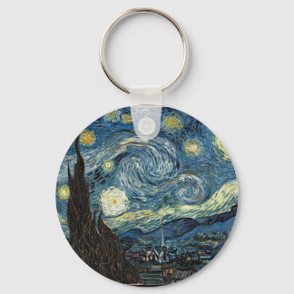 Starry Night von Vincent Van Gogh Schlüsselanhänger