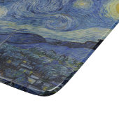 Starry Night von Vincent van Gogh Schneidebrett (Ecke)