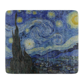 Starry Night von Vincent van Gogh Schneidebrett