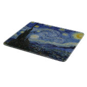 Starry Night von Vincent van Gogh Schneidebrett (Ecke)