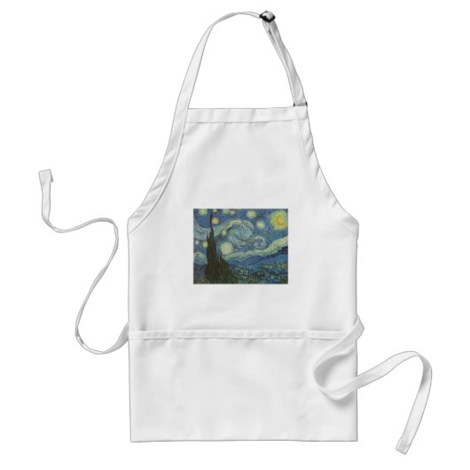 Starry Night von Vincent Van Gogh Schürze (Vorne)
