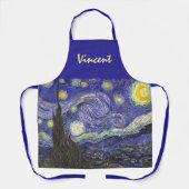 Starry Night von Vincent van Gogh Schürze (Vorderseite)