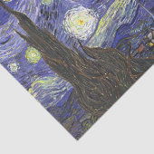 Starry Night von Vincent van Gogh Seidenpapier (Ausschnitt)