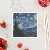 Starry Night von Vincent Van Gogh Serviette (Beispiel)