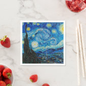 Starry Night von Vincent van Gogh Serviette (Beispiel)