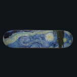 Starry Night von Vincent Van Gogh Skateboard<br><div class="desc">Eines der bekanntesten Gemälde von Vincent Van Gogh. Starry Night ist ein wunderschönes blaues Öl auf der Leinwand von Van Gogh und das ist die höchste verfügbare Qualität auf Zazzle, sodass Sie mit einem qualitativ hochwertigen Druckergebnis rechnen können. Erhältlich auf vielen verschiedenen Geschenken, elektronischen Hüllen, Drucken und mehr! Entdecken Sie...</div>