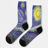 Starry Night von Vincent van Gogh Socken (Linkes Detail)